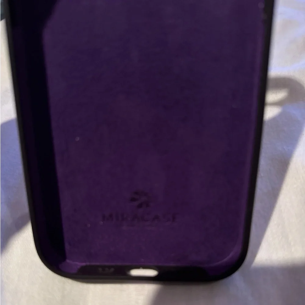 iPhone 14 Pro phone case dark purple Miracase